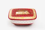 A Berlin KPM porcelain box with the house of Konrad Adenauer by Königliche Porzellanmanufaktur Berlin Kpm, sold Apr 2018