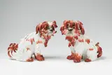 Two Meissen porcelain models of Bolognese dogs by Meissen Royal Porcelain Manufactory, offered Nov 2017