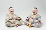 A pair of Meissen porcelain nodding pagodes by Meissen Royal Porcelain Manufactory, offered Nov 2017