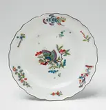 A Meissen porcelain plate with butterfly decor by Meissen Royal Porcelain Manufactory, sold Nov 2017