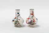 A pair of small Meissen porcelain vases made for the court confectioners by Meissen Royal Porcelain Manufactory, sold Nov 2017