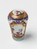 A Meissen porcelain cane handle with Chinoiserie decor by Meissen Royal Porcelain Manufactory, sold Nov 2017