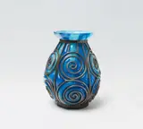 Louis Majorelle, A Daum Frères glass "vase à monture métallique"