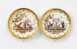 A Meissen porcelain saucer with Chinoiserie decor by Meissen Royal Porcelain Manufactory, offered Nov 2017