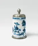 An important early Meissen tin-mounted porcelain stein by Meissen Royal Porcelain Manufactory, offered Nov 2017