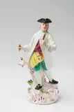 A Meissen porcelain figure of a carpenter by Meissen Royal Porcelain Manufactory, sold Nov 2017
