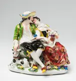 A Meissen porcelain pastoral group by Meissen Royal Porcelain Manufactory, offered Nov 2017