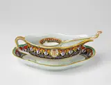 A Berlin KPM porcelain sauce boat and spoon from a royal dinner service by Königliche Porzellanmanufaktur Berlin Kpm, sold Nov 2017