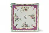 A Meissen porcelain platter with Watteau scenes by Meissen Royal Porcelain Manufactory, offered Nov 2017