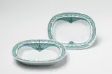 Two Meissen porcelain "Flügelmuster" bowls by Meissen Royal Porcelain Manufactory, sold Nov 2017