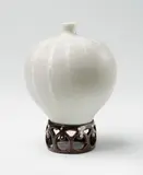 A Sèvres porcelain bottle on stand by Taxile Doat by Sèvres, sold Nov 2017