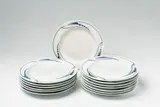 Henry van de Velde, Fourteen Meissen porcelain soup bowls designed by Henry van de Velde