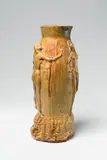 Nils Ivan Joakim de Barck, A figural brown glazed ceramic vase