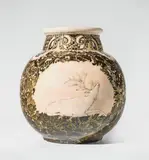 Marthe und Juliete Vesque, A Sèvres porcelain "vase chasse aux cerfs"