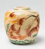 Robert Lallement, An Art Deco faience vase