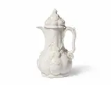 A Chelsea porcelain coffee pot by Chelsea porcelain factory, sold Nov 2017