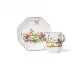 A Longton Hall soft paste porcelain cup and saucer by Longton Hall porcelain manufactory, sold Nov 2017