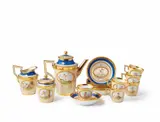 A Berlin KPM porcelain coffee service with winged Amoretti by Königliche Porzellanmanufaktur Berlin Kpm, sold Nov 2017