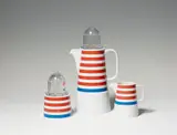 Aldo Rossi, A three-piece porcelain and glass coffee service "Il Faro"