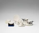 Stefanie Montagna, Eight artist designed porcelain coffee cups