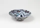 Untilted by A. R. Penck, 1991, Faience with grand feu decoration. Ø, sold Jun 2017