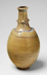Henry van de Velde, A small beige feldspar glazed stoneware vase