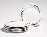 Henry van de Velde, A set of six Meissen porcelain dessert plates by Henry van de Velde