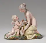 Johann Peter Melchior, A Höchst porcelain model of Hebe and Cupid