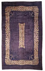 Otto Eckmann, A large, woolen Jugendstil carpet designed by Otto Eckmann