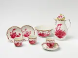 Jean-Antoine Watteau, A Berlin KPM porcelain part service with scenes after Watteau