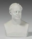 Christian Daniel Rauch, A Berlin KPM biscuit porcelain bust of the aged King Frederick William IV