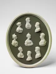 Leonhard Posch, A Berlin KPM porcelain plaque with the royal family