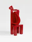 Parviz Tanavoli, Heech and Chair, 2007, Fibre glass. Approx