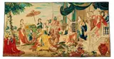 Lodewijk van Schoor, A Brussels wool and silk tapestry with allegories of the Continents