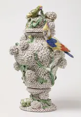 Meissen Royal Porcelain Manufactory, A rare early Meissen porcelain snowball vase