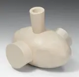 Werner Bünck, A ceramic vase "GEFÄSS 10". Signed Werner Bünck, 2011., Painted with slip and thinly glazed. H