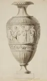 Pierre Révoil, Design for an Opulent Vase