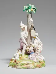 Johann Peter Melchior, A Frankenthal porcelain group of a Chinese family