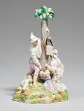Johann Peter Melchior, A Frankenthal porcelain group of a Chinese family