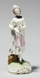 Porcelain Manufactory Frankenthal, A Frankenthal porcelain figure of a ragout chef