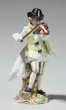 Porcelain Manufactory Frankenthal, A Frankenthal porcelain figure of a violin player