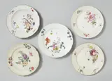 Porcelain Manufactory Frankenthal, Four Frankenthal porcelain plates