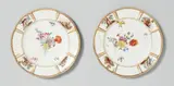 Porcelain Manufactory Frankenthal, A pair of Frankenthal porcelain plates from the subsequent order of the First Mannheim Court Service