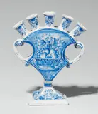 Fayencemanufaktur Nürnberg, A rare blue and white Nuremberg faience tulip vase