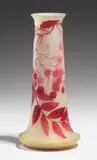 A Gallé "sorbier" etched overlay glass vase by Cristallerie Émile Gallé, sold May 2016