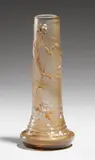 A Gallé etched and gilt overlay glass vase by Cristallerie Émile Gallé, sold May 2016