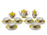 Sinaida Viktorovna Kobyletskaia, A tea service with yellow ground
