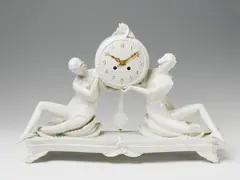Gerhard Schliepstein, A large Berlin KPM porcelain clock
