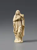 Michael Kern, An ivory figure of the mourning Virgin from a crucifixion scene carved in the studio of Michael Kern.