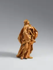 Benedikt Witz, A carved limewood figure of the mourning Saint John from a crucifixion group.